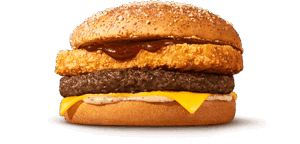 マクドナルドのハワイアンバーガー「ザク切りポテト&肉厚ビーフ やみつきチーズペッパー」