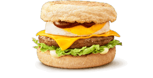 マクドナルドのハワイアンバーガー「チーズロコモコマフィン」